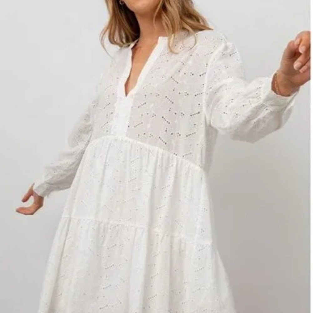 Rails  LAYLA White Eyelet Dress